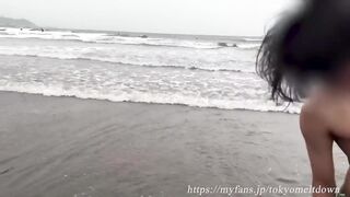 Myfans 在海邊捕獲2個爆乳女孩 帶回爆操【女の子1人目出し】海ナンパIカップJD爆乳ペア前編