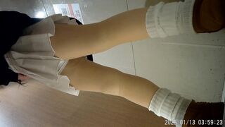 【全景廁拍】酒吧高跟黑絲系列-10