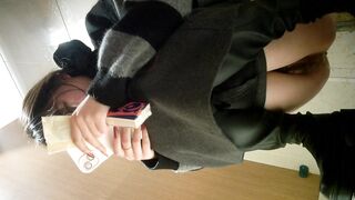 【全景廁拍】酒吧高跟黑絲系列-15