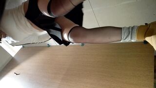 【全景廁拍】酒吧高跟黑絲系列-18