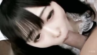 人前女神人繼母狗 喜歡吃雞的美女第一視角為你口 代入感十足5