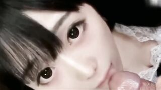 人前女神人繼母狗 喜歡吃雞的美女第一視角為你口 代入感十足5