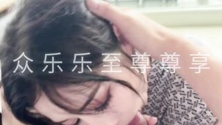 台灣泡良大神「鄭原創」，高人氣顏值網紅，忘我吃雞雞吃了一半，要求要接吻，騷到融化！